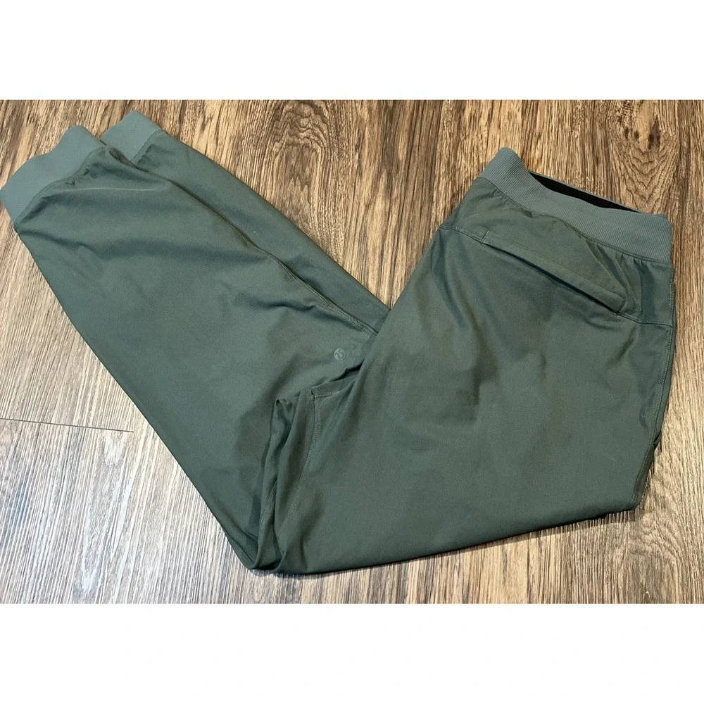 Lululemon Mens ABC Warpstreme Jogger Athletic Pants Color Green Size XL READ